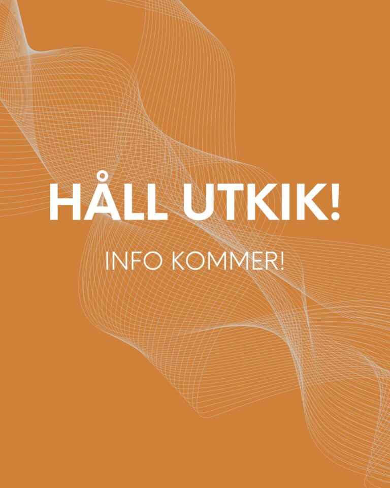 Info kommer!